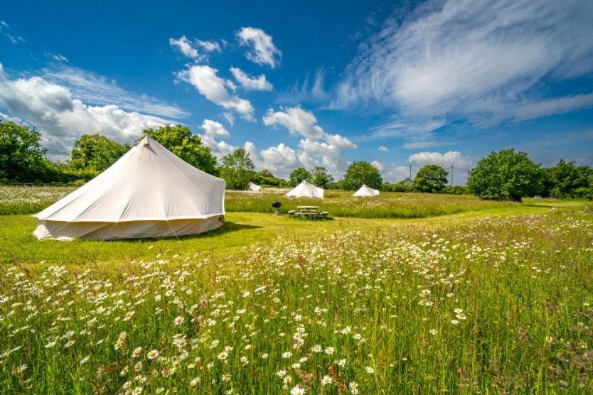 Red Clover At Blanca'S Bell Tents Villa Ringstead  Eksteriør billede