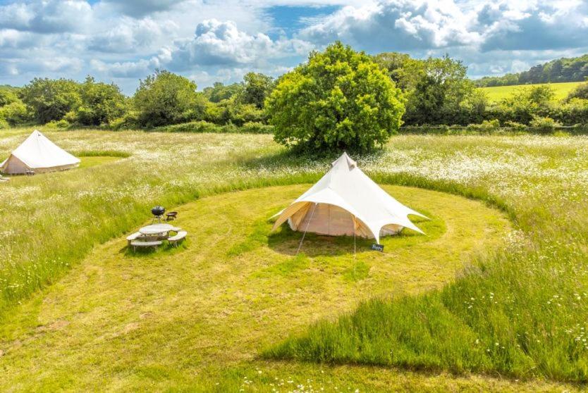 Red Clover At Blanca'S Bell Tents Villa Ringstead  Eksteriør billede